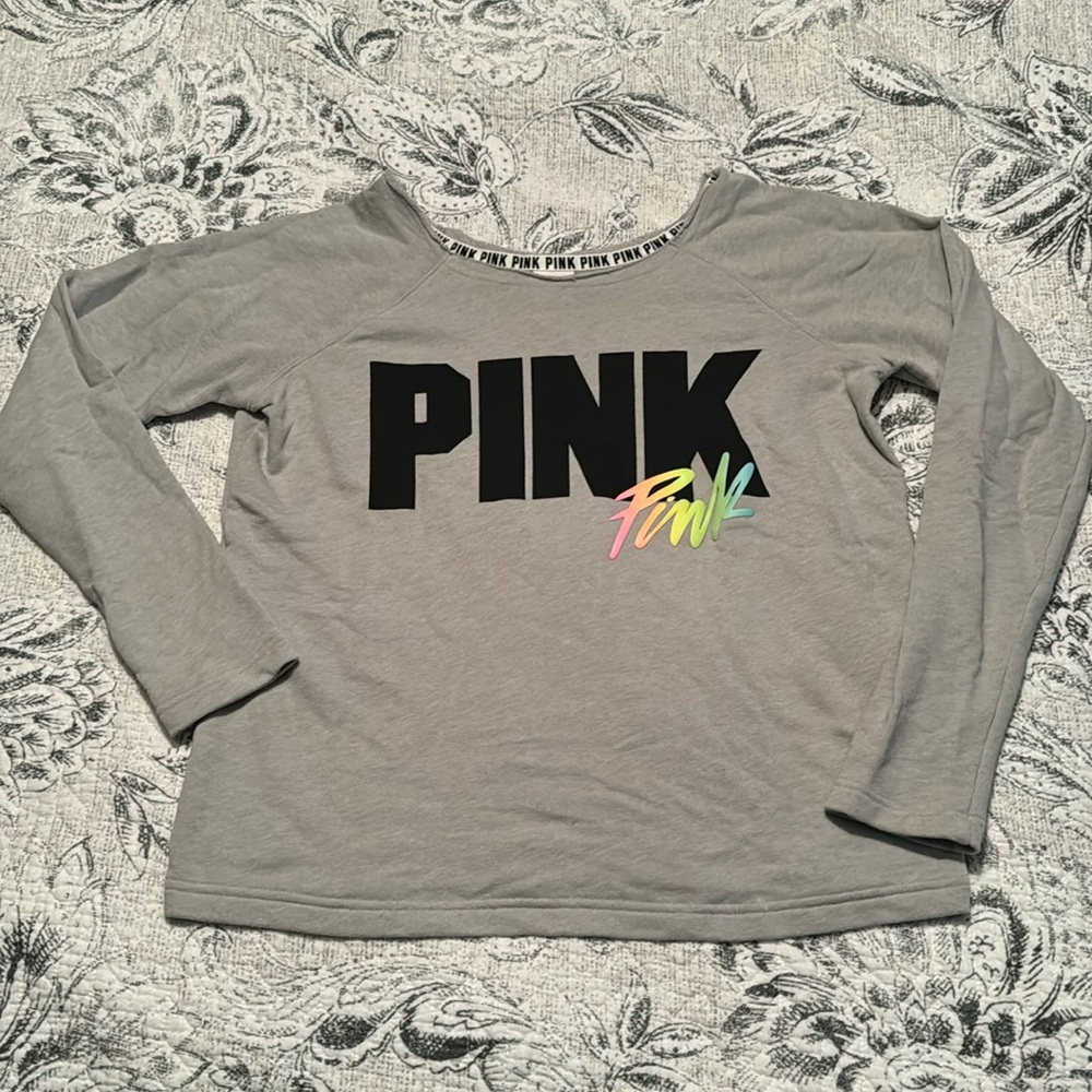 Like new PINK oversized sweatshirt